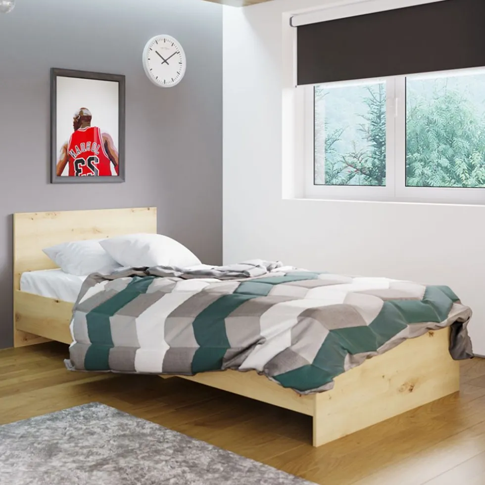 Letto singolo 90x200 in diverse colorazioni LI2006
