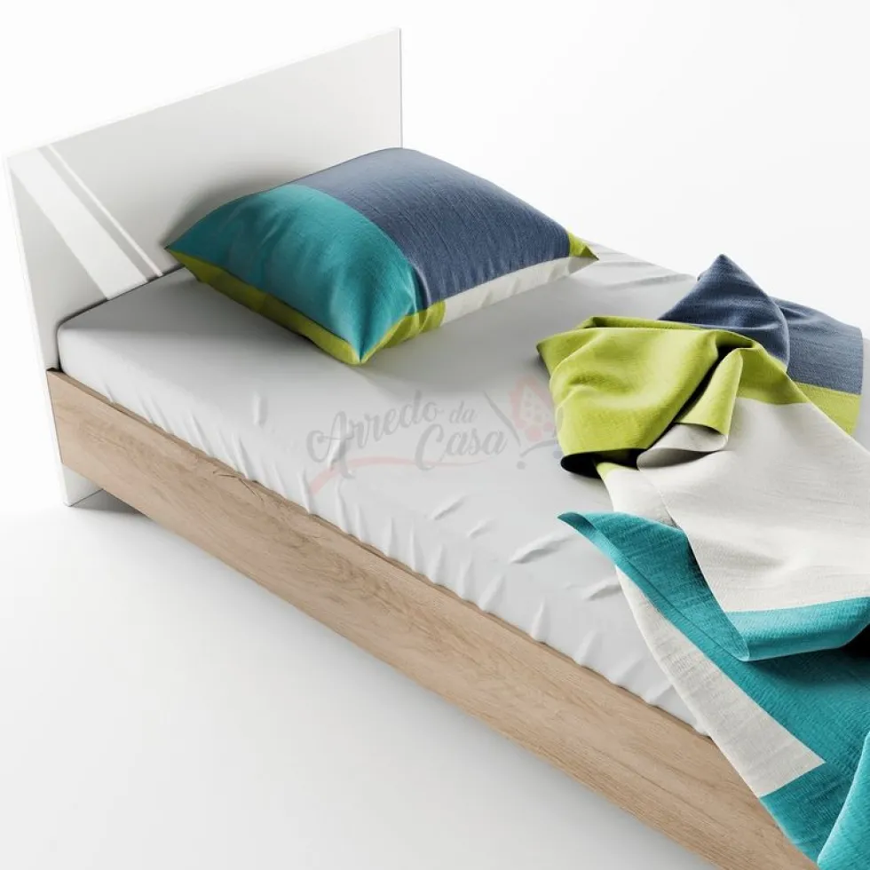 Letto singolo 90x200 in diverse colorazioni LI2006