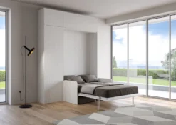 Letto una piazza e mezzo a scomparsa con divano KNT2