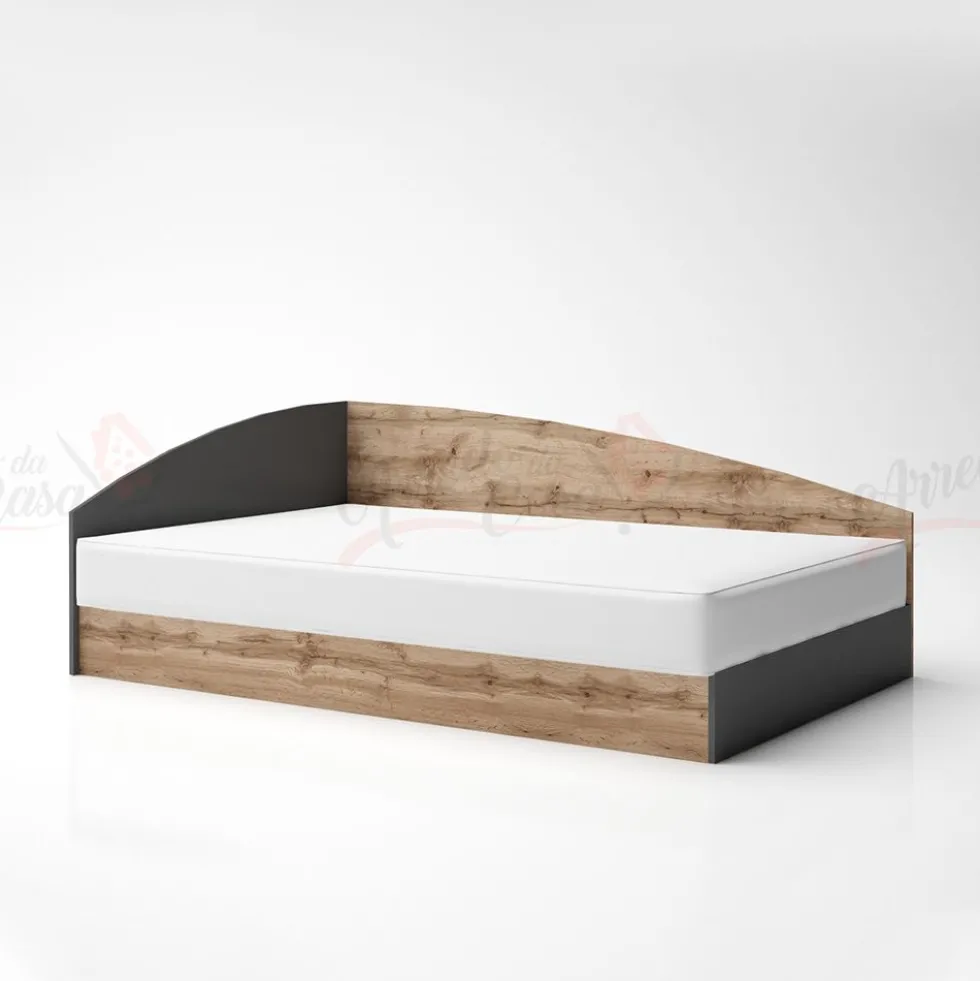 Letto una piazza e mezzo con contenitore LG5