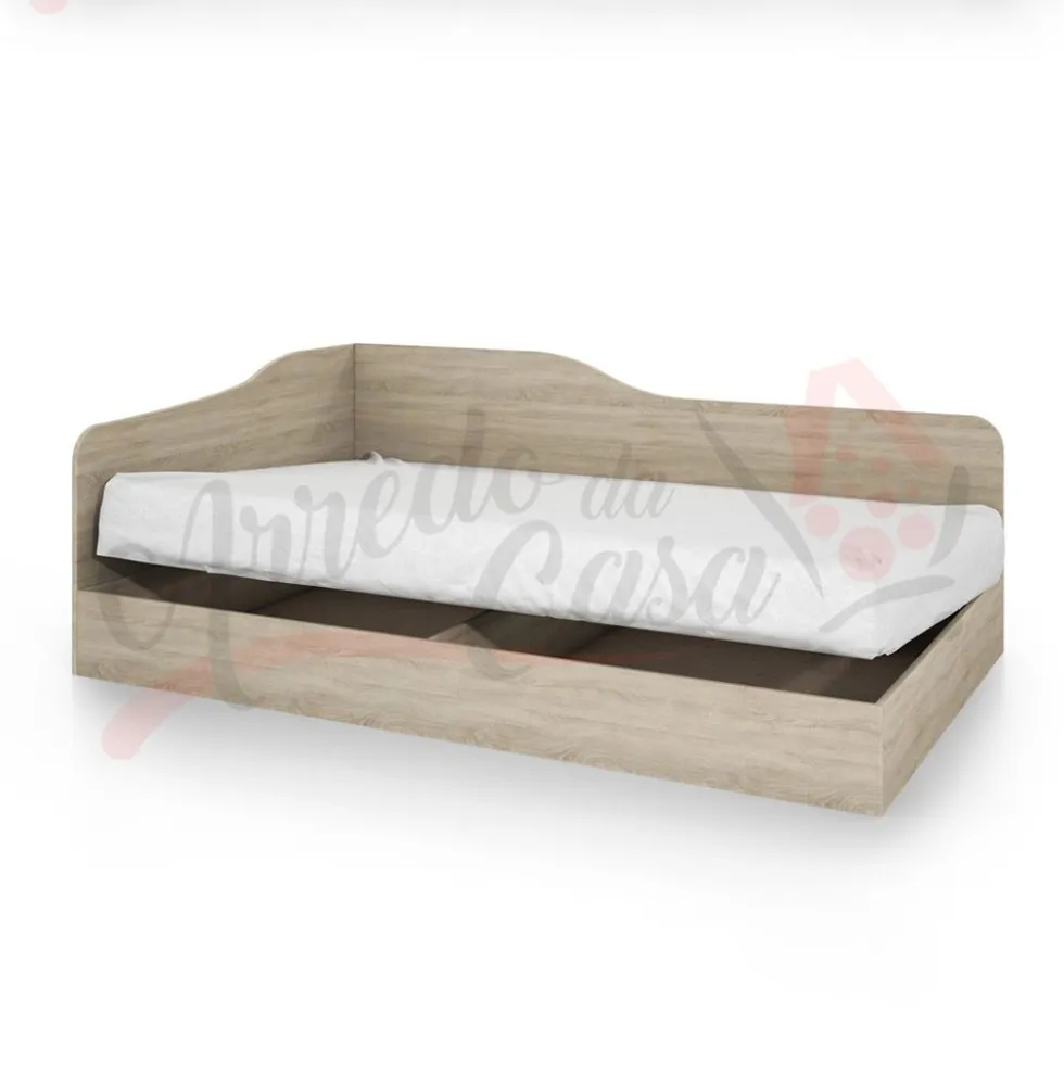 Letto una piazza e mezzo con contenitore LI2009