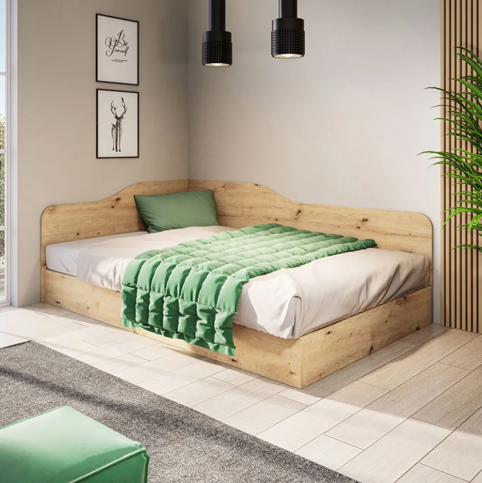 Letto una piazza e mezzo con contenitore LI2009