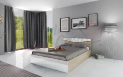 Letto una piazza e mezzo con contenitore LI 2010