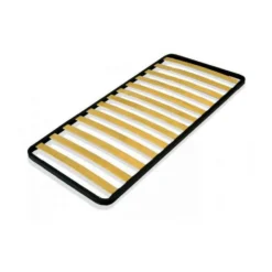 Letto 80x200cm contenitore singolo con testiera liscia in microfibra tè verde LIT20