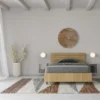 Letto 120x190cm contenitore testata dritta quercia LIT250