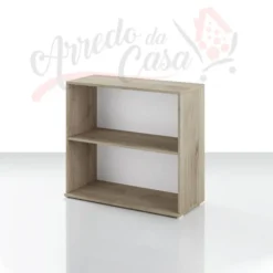 Libreria bassa in rovere chiaro LUI1