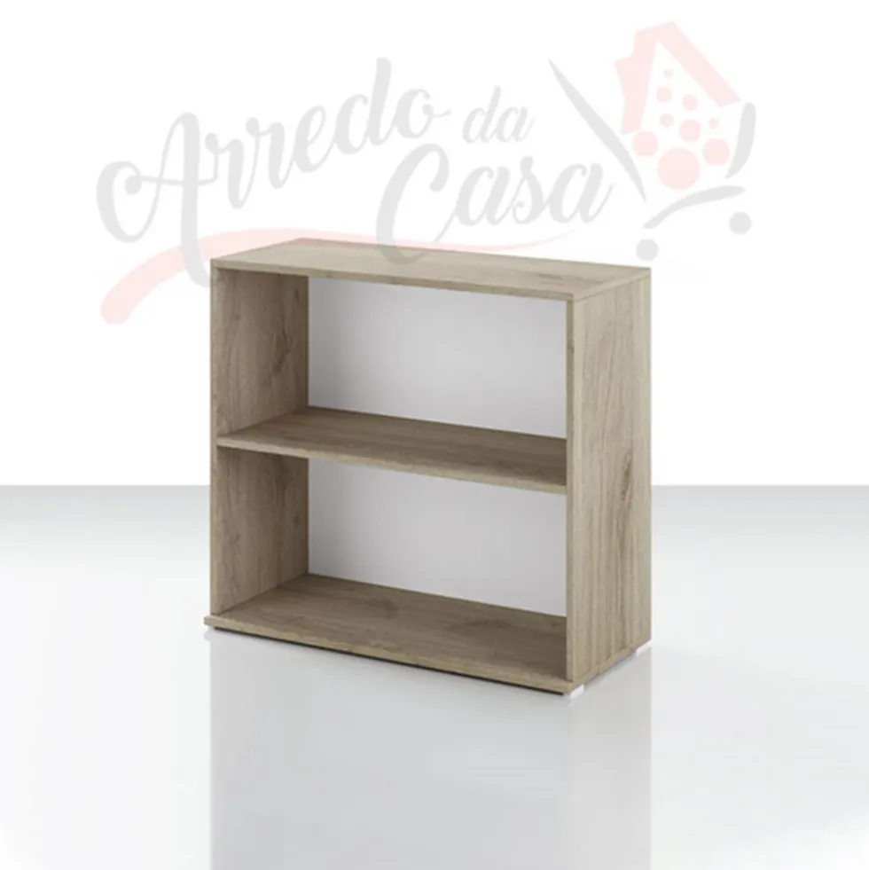 Libreria bassa in rovere chiaro LUI1
