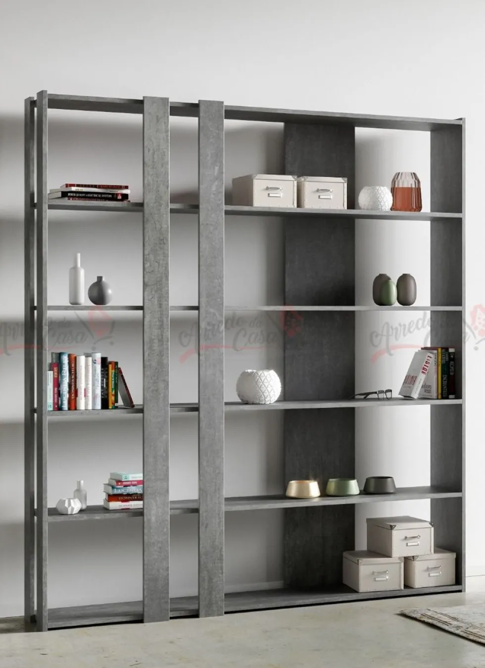 Libreria moderna Made in Italy KTC