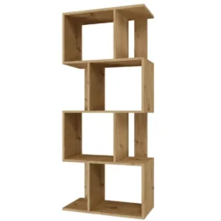 Libreria moderna 59,5x140x30 cm rovere naturale LBT9