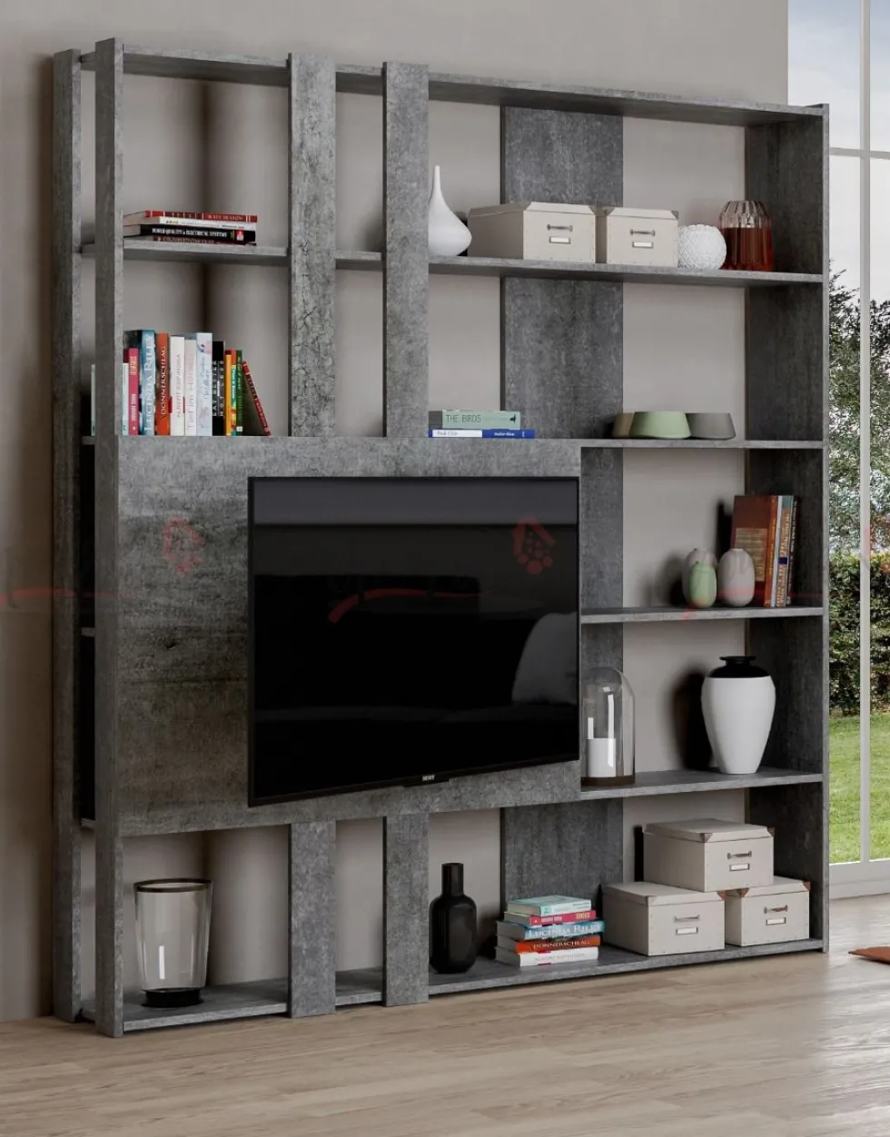 Libreria porta Tv Made in Italy KTM