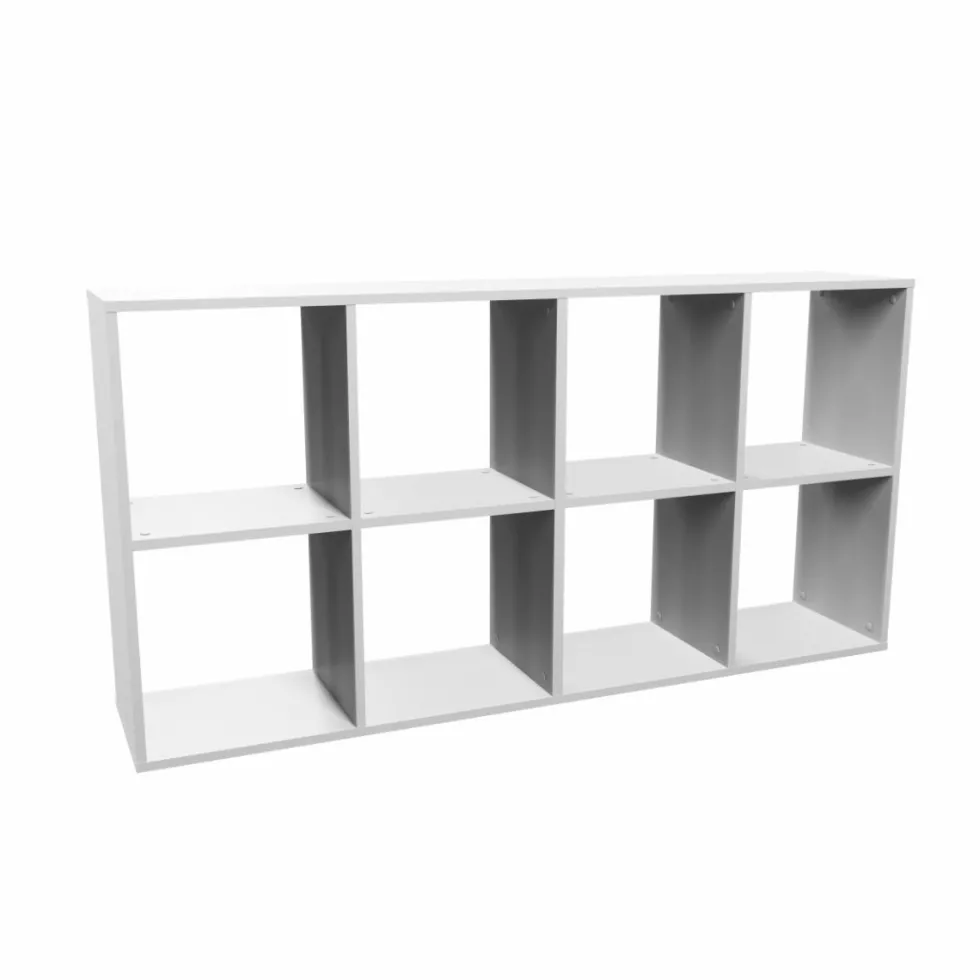 Libreria salvaspazio 147x75 cm bianca LBT15