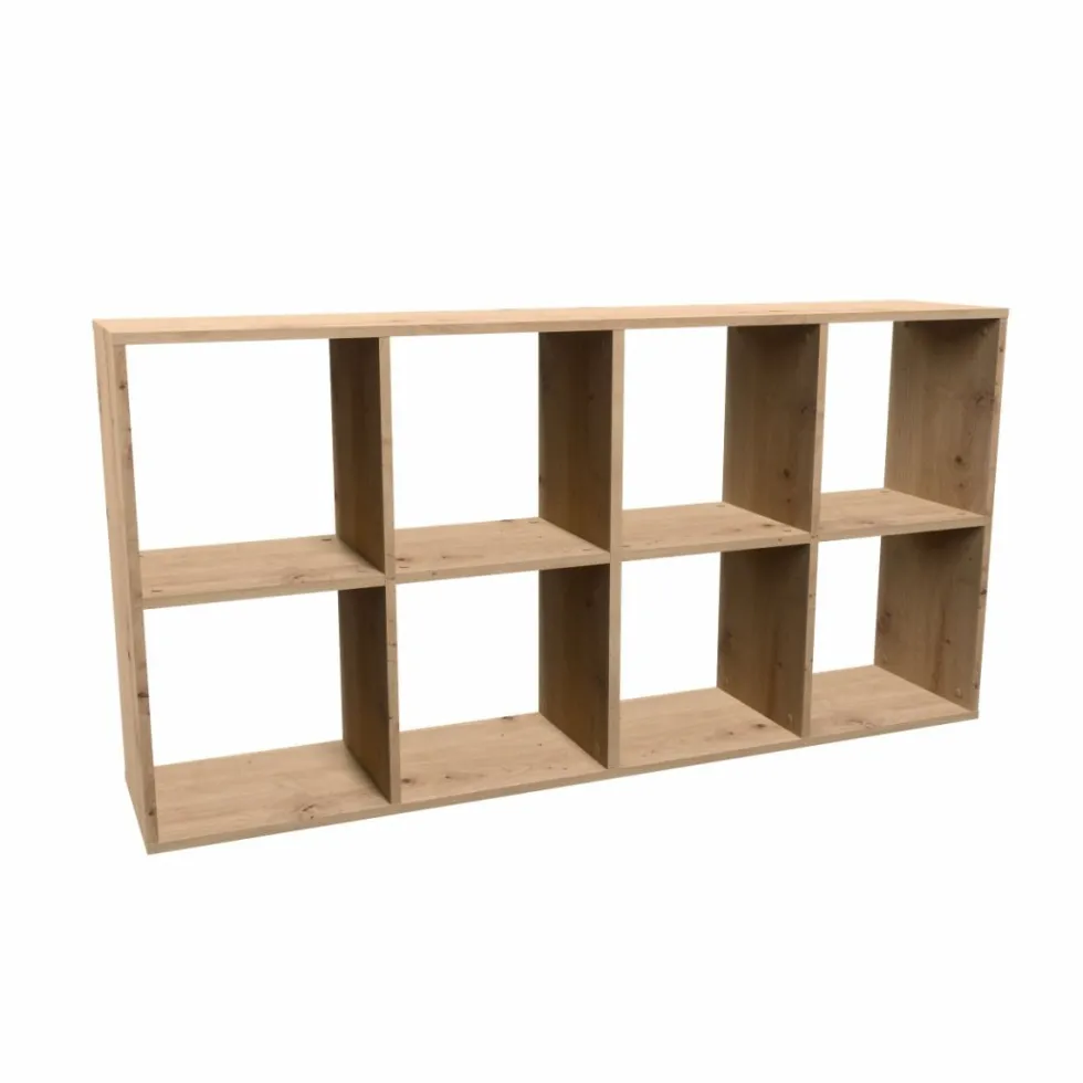 Libreria salvaspazio 147x75 cm rovere LBT15