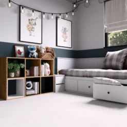 Libreria salvaspazio 110x75 cm rovere LBT14