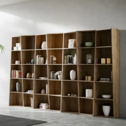 Libreria soggiorno moderna TRK7
