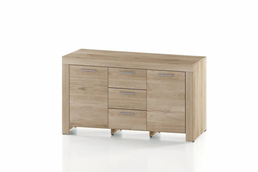 Madia classica in legno rovere chiaro MI3