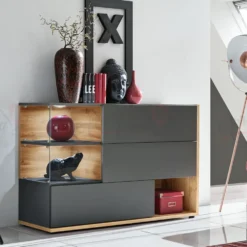 Madia con vetrinetta moderna MP1