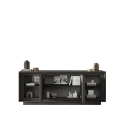 Madia moderna a 4 ante 207x80 cm grafite ML56