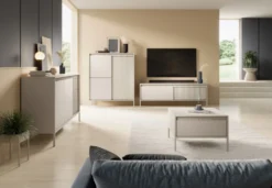 Madia moderna 187x81cm beige MALK35