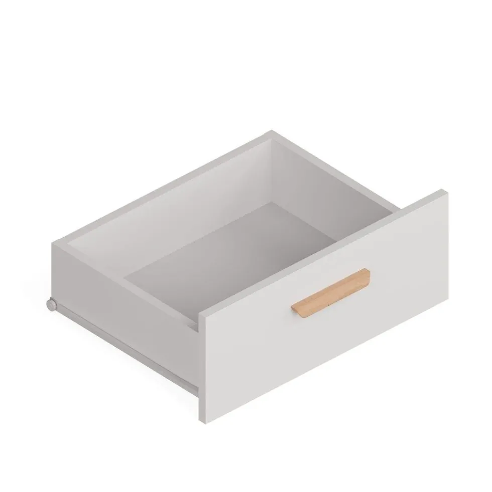 Madia soggiorno con cassetti 150x75 cm in rovere e bianco MT15