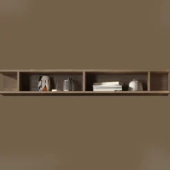 Mensola orizzontale 138x19 cm rovere scuro MML5