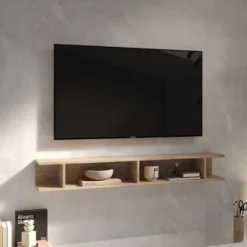Mensola porta tv 138x19 cm rovere PTL29