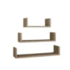 Mensole da parete in diverse misure rovere chiaro MNT2