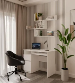Mensole da parete moderne bianco opaco MNT3