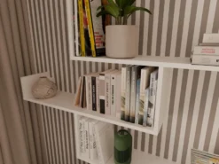 Mensole da parete moderne bianco opaco MNT3