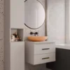 Mobile bagno sospeso 60 cm con 2 cassetti cashmere MLBT1