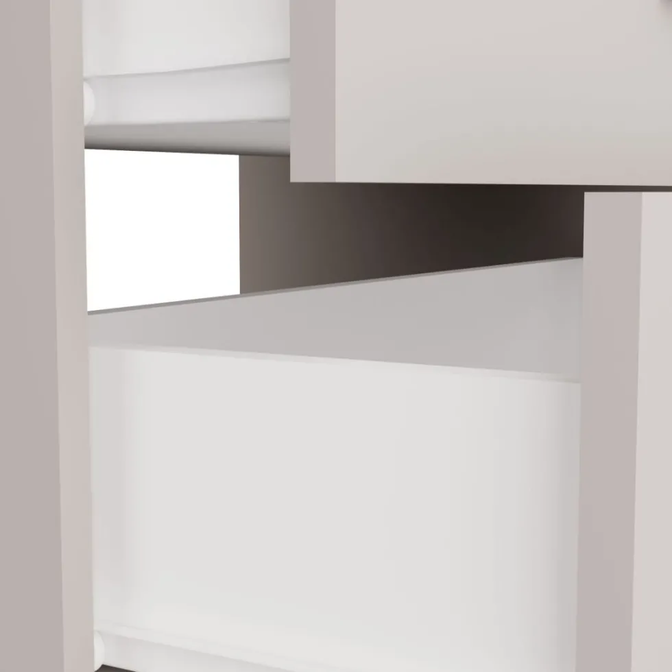 Mobile bagno sospeso 60 cm con 2 cassetti cashmere MLBT1