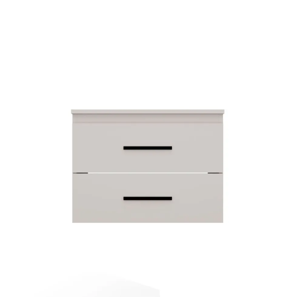 Mobile bagno sospeso 60 cm con 2 cassetti cashmere MLBT1