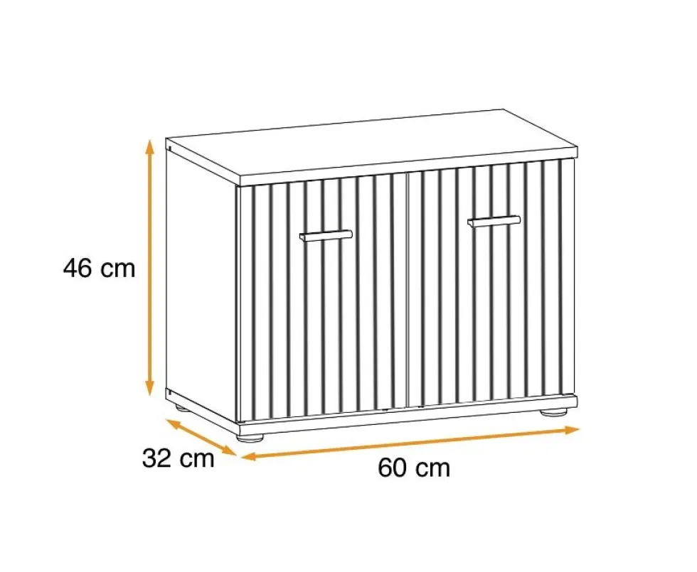 Mobile basso da ingresso moderno 60x46 SIP1