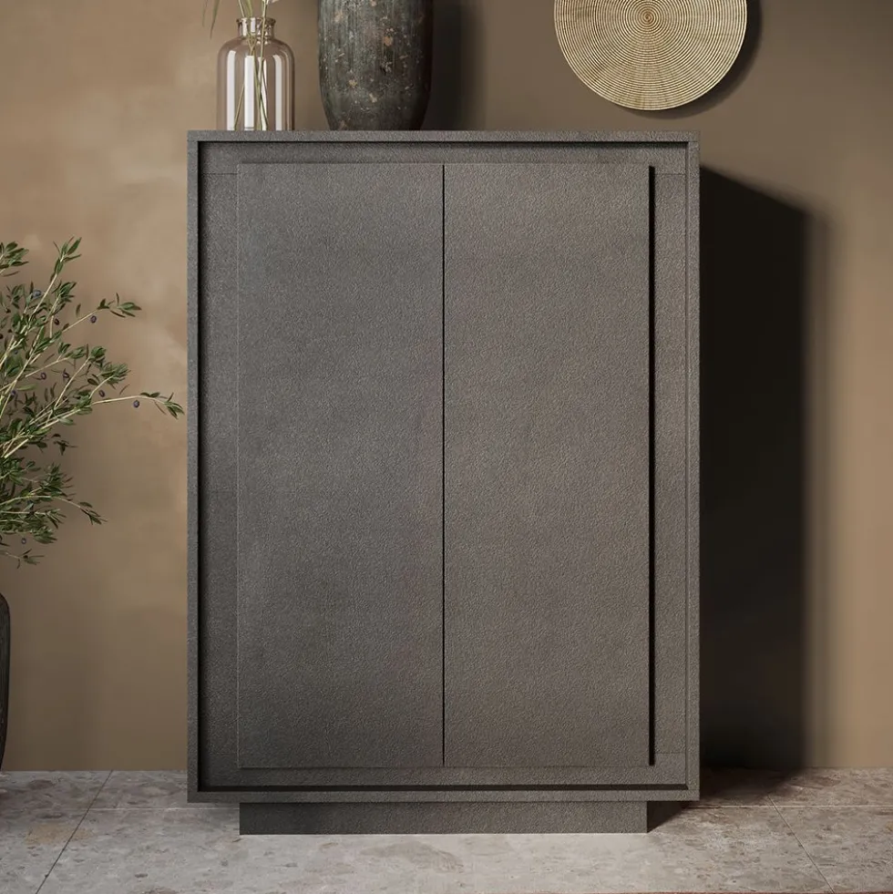 Mobile contenitore a 2 ante 106x171 cm grafite MCL17