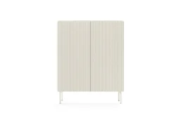 Mobile contenitore per soggiorno con 2 ante push to open in beige cashmere MCLK8