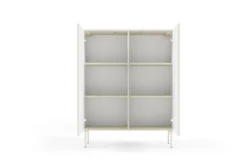 Mobile contenitore per soggiorno con 2 ante push to open in beige cashmere MCLK8