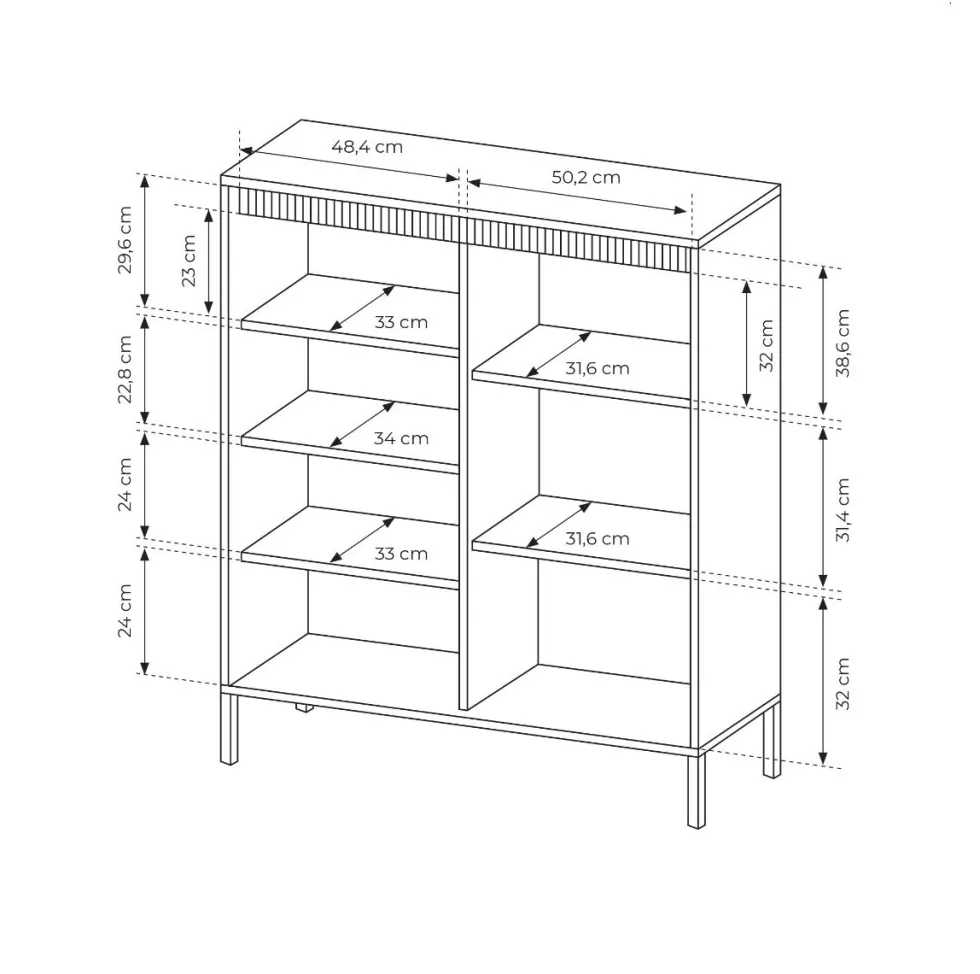 Mobile contenitore 103x123 beige MCLK7