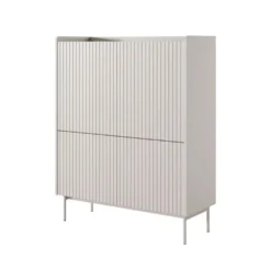 Mobile contenitore 103x126cm beige e rovere chiaro MCLK3