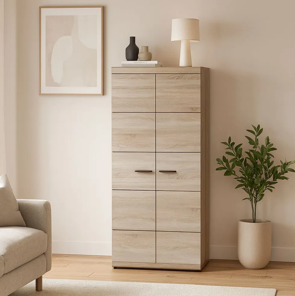 Mobile contenitore 80x194cm rovere naturale MCLK4