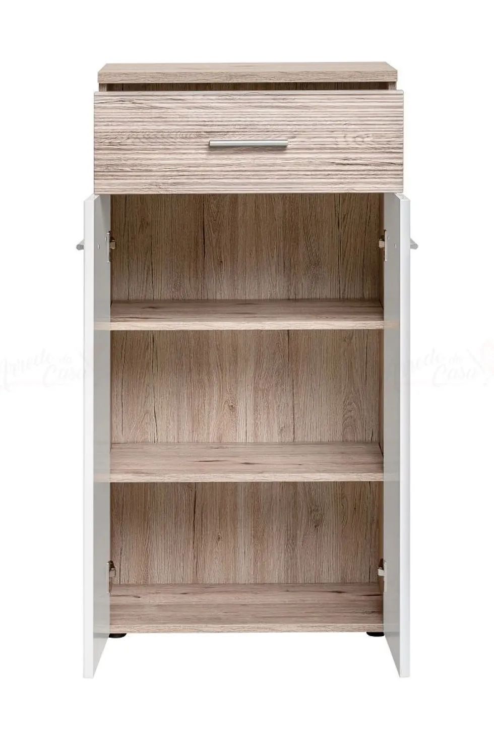 Mobile d'ingresso moderno bianco e quercia IP15
