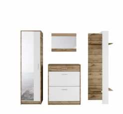 Mobile guardaroba per ingresso con specchio II4047