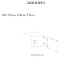 Mobile ingresso con colonna larga 165x186 cm grigio chiaro e rovere IL18