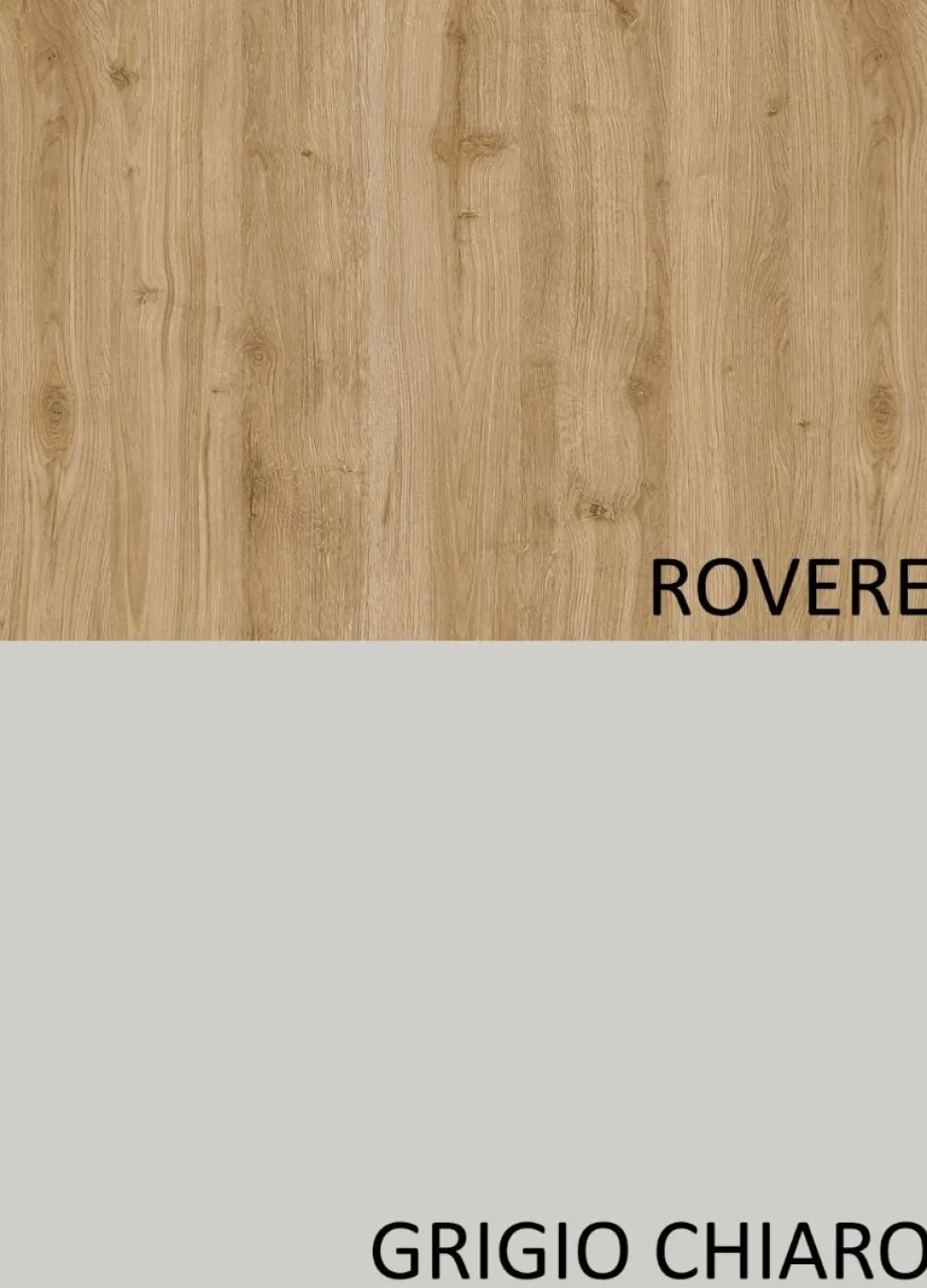 Mobile ingresso con colonna larga 165x186 cm grigio chiaro e rovere IL18