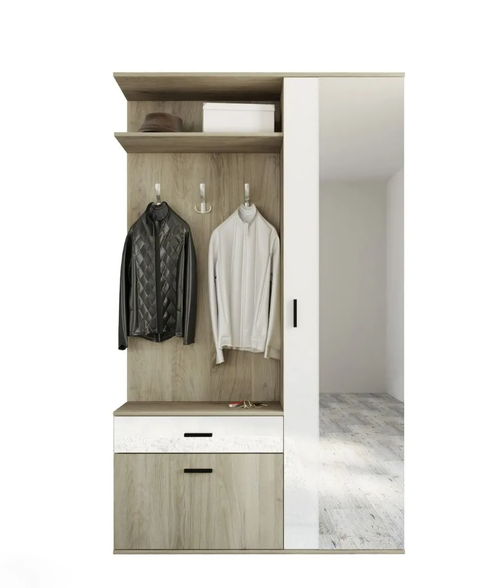 Mobile ingresso elegante in rovere chiaro II3