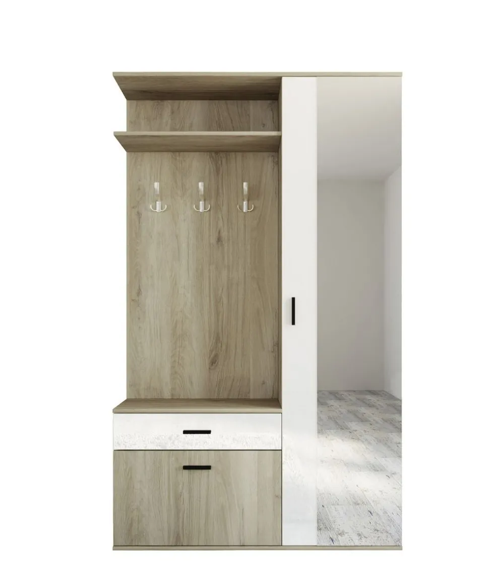 Mobile ingresso elegante in rovere chiaro II3