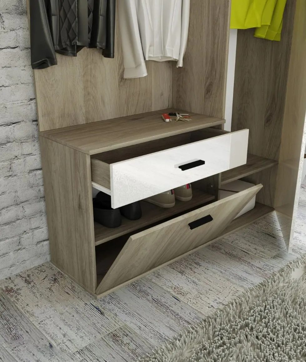Mobile ingresso elegante in rovere chiaro II3