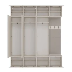 Mobile ingresso guardaroba 200x238 con panca beige cashmere MIT13