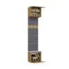 Mobile ingresso guardaroba 200x238 con panca rovere e grigio MIT13