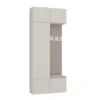 Mobile ingresso guardarobe 100x238 con appendiabiti beige cashmere MIT15