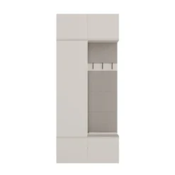 Mobile ingresso guardarobe 100x238 con appendiabiti beige cashmere MIT15