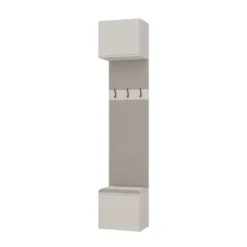 Mobile ingresso guardarobe 100x238 con appendiabiti beige cashmere MIT15